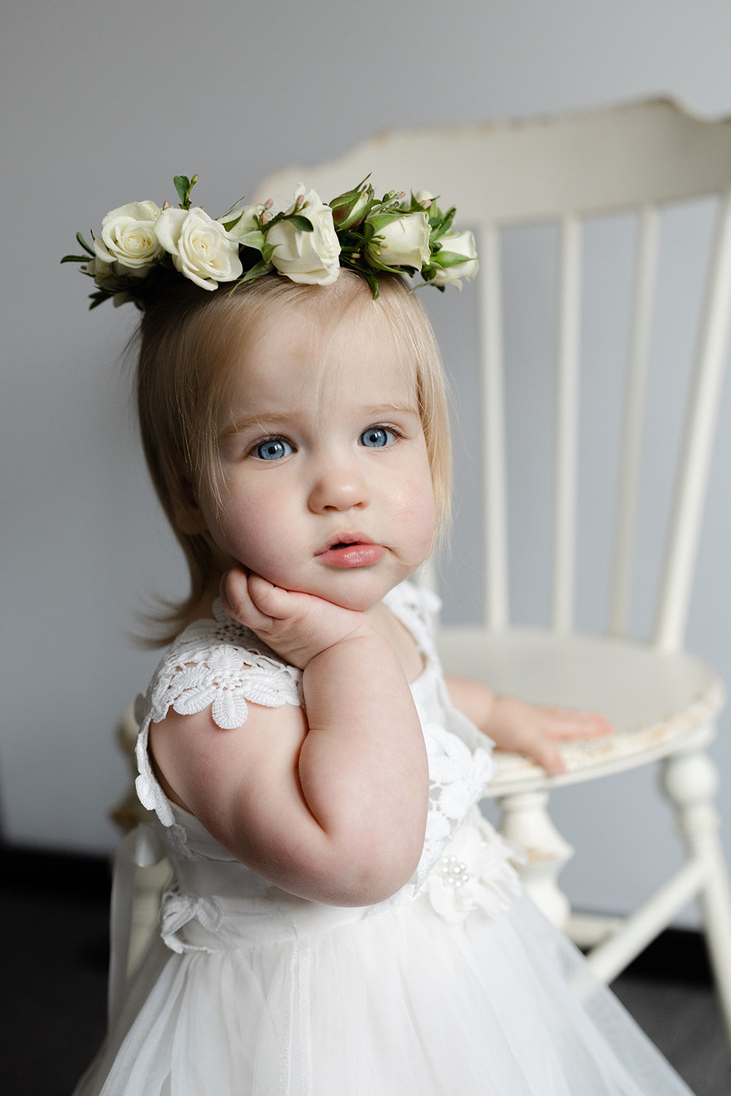 Flower Girl Crowns White/ Neutral