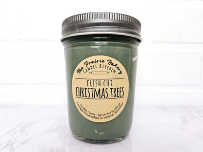 Fresh Cut Christmas Trees | Pine Scented Soy Wax Candle
