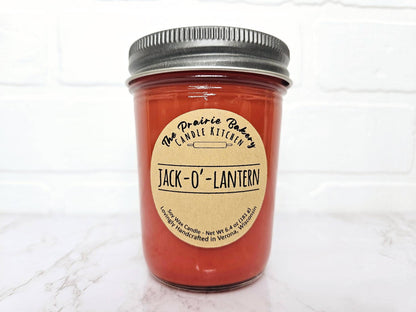 Jack-O'-Lantern | Bourbon Pumpkin Scented Soy Wax Candle