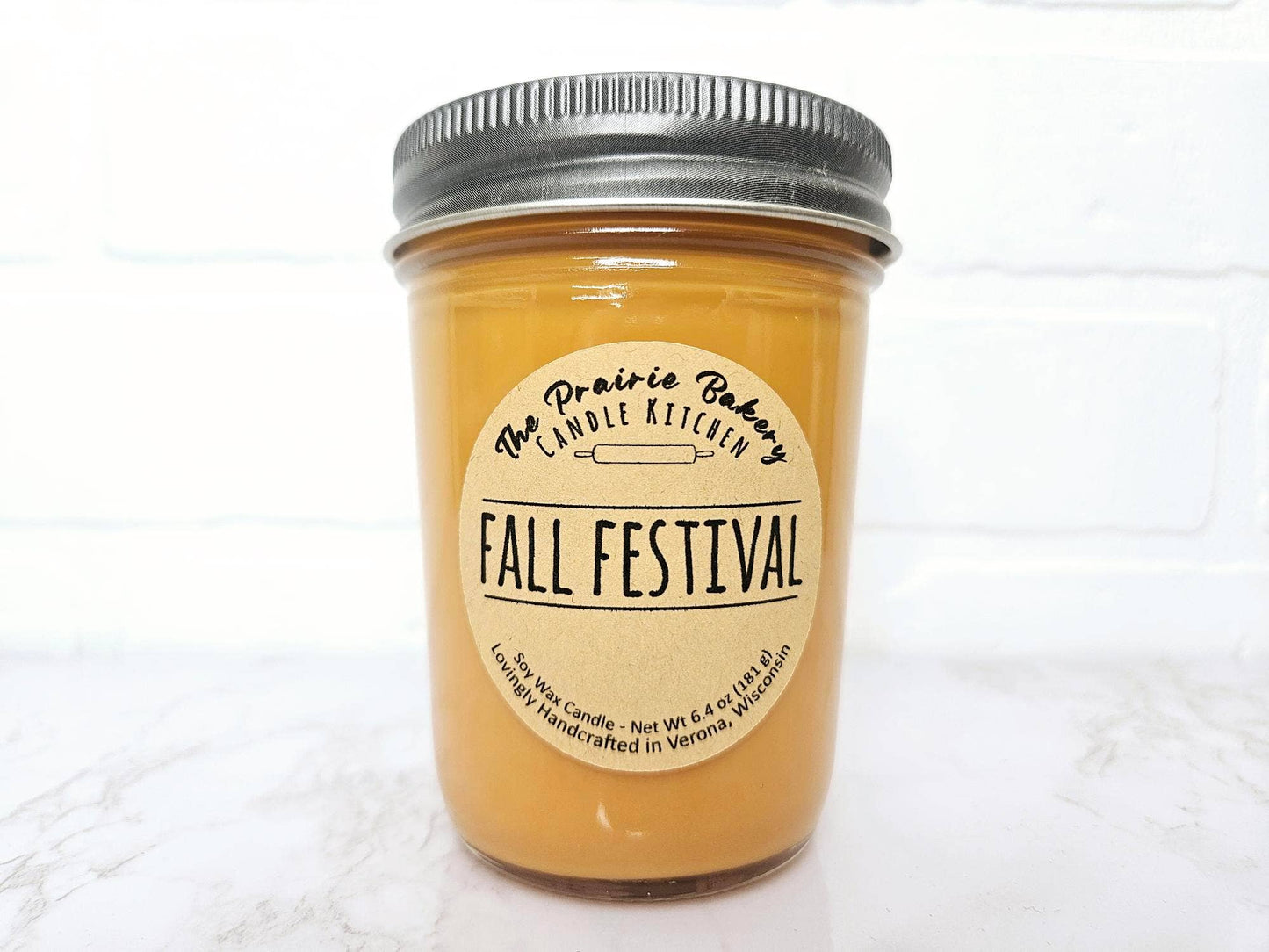 Fall Festival | Harvest Spice Pumpkin Scented Soy Wax Candle